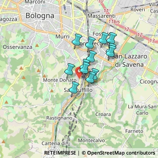 Mappa Via Toscana, 40137 Bologna BO, Italia (1.23154)