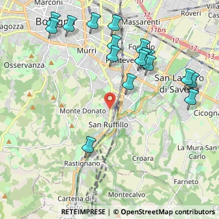 Mappa Via Toscana, 40137 Bologna BO, Italia (2.54882)