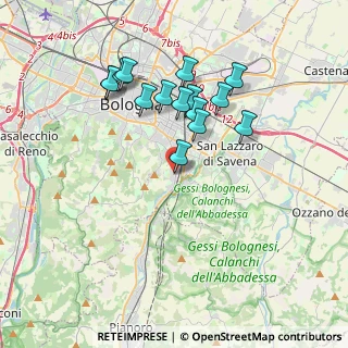 Mappa Via Toscana, 40137 Bologna BO, Italia (3.462)