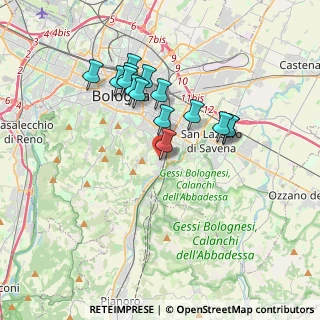 Mappa Via Toscana, 40137 Bologna BO, Italia (3.258)