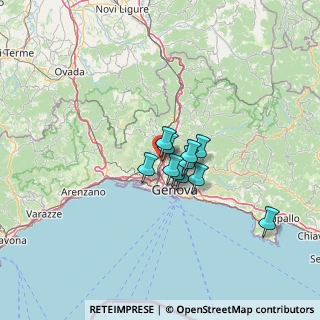 Mappa Via al Santuario NS della Guardia 26 G R, 16162 Genova GE, Italia (7.88545)