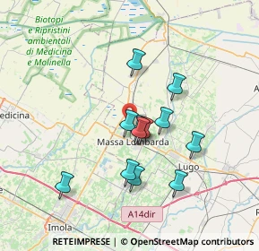 Mappa Via Galletto, 48024 Massa lombarda RA, Italia (5.99333)