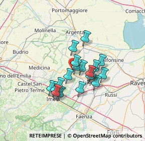 Mappa Via Galletto, 48024 Massa lombarda RA, Italia (10.0775)