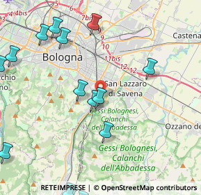 Mappa Via Pietro Giannone, 40141 Bologna BO, Italia (6.14118)