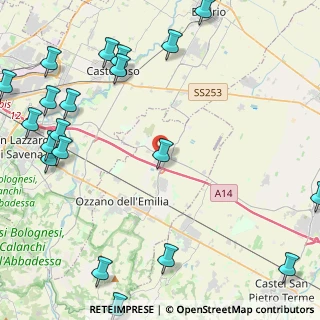 Mappa Via Azzurra, 40064 Ozzano dell'Emilia BO, Italia (6.587)