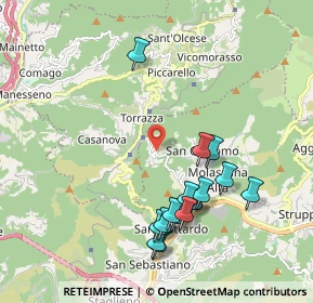 Mappa Pino 3, 16010 Sant'Olcese GE, Italia (2.05563)