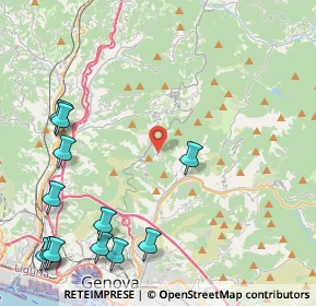 Mappa Pino 3, 16010 Sant'Olcese GE, Italia (5.98333)