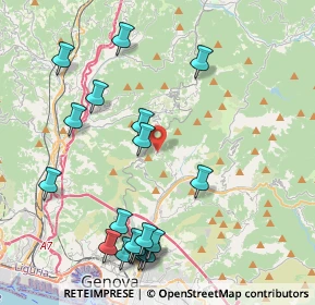 Mappa Pino 3, 16010 Sant'Olcese GE, Italia (4.9165)