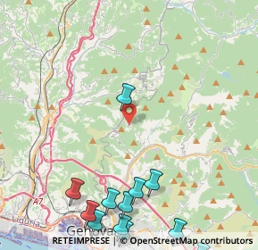 Mappa Pino 3, 16010 Sant'Olcese GE, Italia (6.2275)