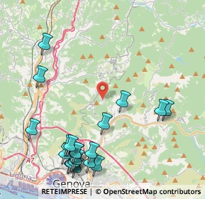 Mappa Pino 3, 16010 Sant'Olcese GE, Italia (5.3475)