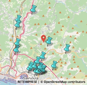 Mappa Pino 3, 16010 Sant'Olcese GE, Italia (5.222)