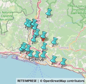 Mappa Pino 3, 16010 Sant'Olcese GE, Italia (6.58158)