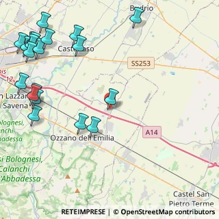 Mappa Via Rinascita, 40064 Ozzano dell'Emilia BO, Italia (6.2835)
