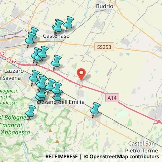 Mappa Via Rinascita, 40064 Ozzano dell'Emilia BO, Italia (5.06211)