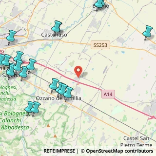 Mappa Via Rinascita, 40064 Ozzano dell'Emilia BO, Italia (6.4455)