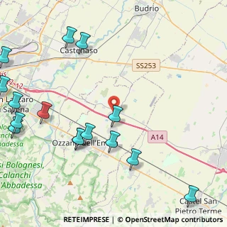 Mappa Via Rinascita, 40064 Ozzano dell'Emilia BO, Italia (5.89267)