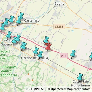 Mappa Via Rinascita, 40064 Ozzano dell'Emilia BO, Italia (6.319)