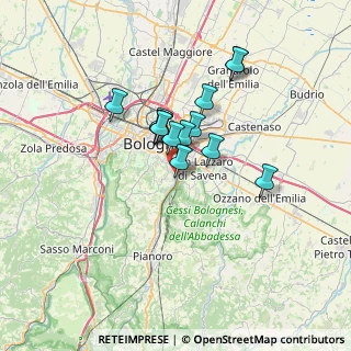 Mappa 40141 Bologna BO, Italia (5.02357)