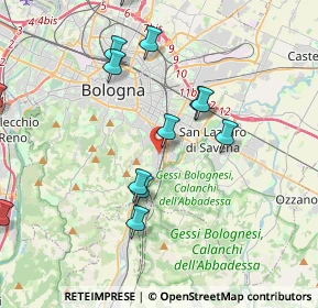 Mappa 40141 Bologna BO, Italia (4.95333)