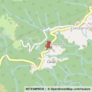 Mappa Via Giovanni Bombrini, 13D, 16022 Davagna, Genova (Liguria)