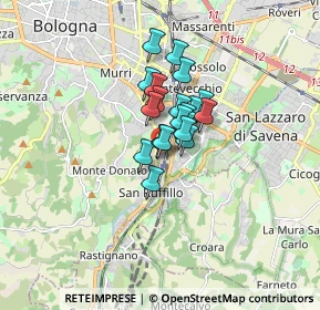 Mappa Via Bruno Mugellini, 40141 Bologna BO, Italia (0.9385)