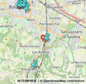 Mappa Via Bruno Mugellini, 40141 Bologna BO, Italia (3.30273)