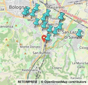 Mappa Via Bruno Mugellini, 40141 Bologna BO, Italia (1.906)
