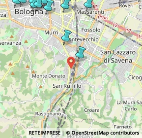 Mappa Via Bruno Mugellini, 40141 Bologna BO, Italia (3.51267)
