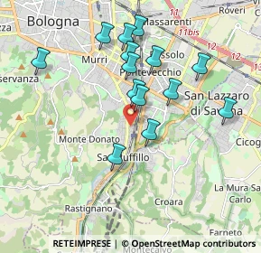 Mappa Via Bruno Mugellini, 40141 Bologna BO, Italia (1.78071)
