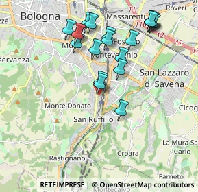 Mappa Via Bruno Mugellini, 40141 Bologna BO, Italia (2.0505)