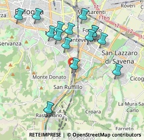 Mappa Via Bruno Mugellini, 40141 Bologna BO, Italia (2.11063)
