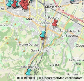 Mappa Via Bruno Mugellini, 40141 Bologna BO, Italia (3.61211)