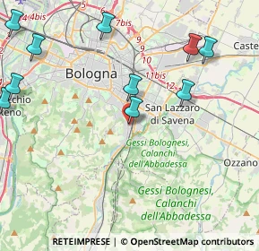 Mappa Via Bruno Mugellini, 40141 Bologna BO, Italia (5.60727)