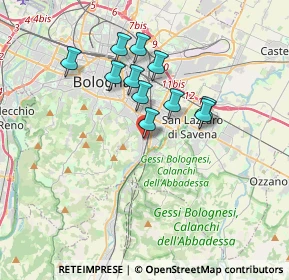 Mappa Via Bruno Mugellini, 40141 Bologna BO, Italia (2.94455)