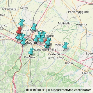 Mappa Via Progresso, 40064 Ozzano dell'Emilia BO, Italia (12.19)