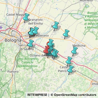 Mappa Via Progresso, 40064 Ozzano dell'Emilia BO, Italia (6.19)