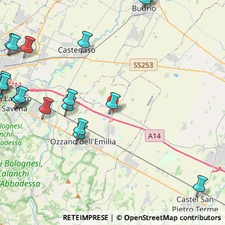 Mappa Via Progresso, 40064 Ozzano dell'Emilia BO, Italia (6.809)