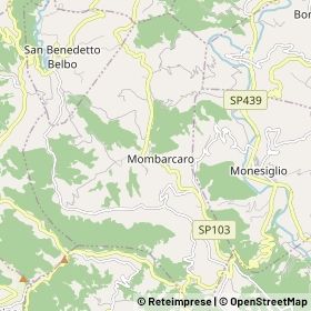 Mappa Mombarcaro