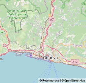 Mappa 16162 Genova GE, Italia (4.07)
