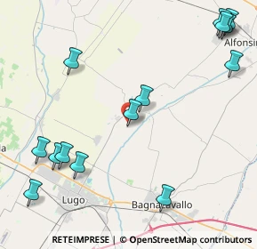 Mappa Via Pero, 48032 Fusignano RA, Italia (5.62929)