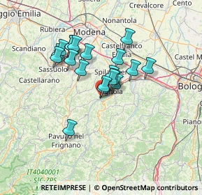 Mappa VIA GIANNI RODARI, 41054 Marano Sul Panaro MO, Italia (10.8485)