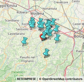 Mappa VIA GIANNI RODARI, 41054 Marano Sul Panaro MO, Italia (9.17)