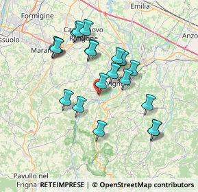 Mappa VIA GIANNI RODARI, 41054 Marano Sul Panaro MO, Italia (6.8795)