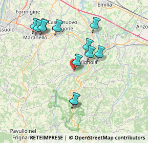 Mappa VIA GIANNI RODARI, 41054 Marano Sul Panaro MO, Italia (7.5675)