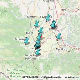 Mappa Via Camillo Benso, 12044 Centallo CN, Italia (11.0135)