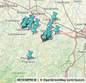 Mappa Via del Commercio, 41054 Marano Sul Panaro MO, Italia (11.7515)