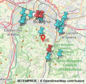 Mappa Via Santa Liberata, 40136 Bologna BO, Italia (4.02167)