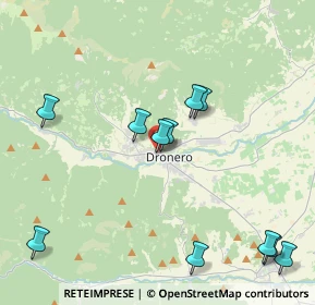 Mappa Via Giuseppe Garibaldi, 12025 Dronero CN, Italia (4.64545)