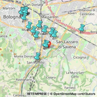 Mappa Via Bezzecca, 40139 Bologna BO, Italia (2.33389)