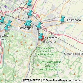 Mappa Via Bezzecca, 40139 Bologna BO, Italia (5.82455)